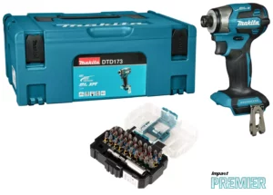 Makita DTD173ZJX1 LXT 18V Li-ion Accu Slagschroevendraaier Body In Mbox Incl. Bitset - 180NmDTD173ZJX1