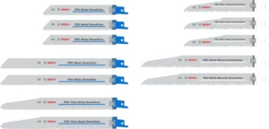 Bosch 2607011821 PRO 12-delige Demolition Zaagbladenset In Blister Met Opbergbox2607011821