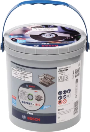Bosch 2608626113 Slijpschijven Inox - 1mm - In Emmer (100 Stuks)2608626113
