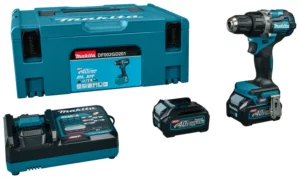 Makita DF002GD201 XGT 40V Max Li-Ion Accu Boor-/schroefmachine Set (2x 2,5Ah) In Mbox - 64Nm - KoolborstelloosDF002GD201
