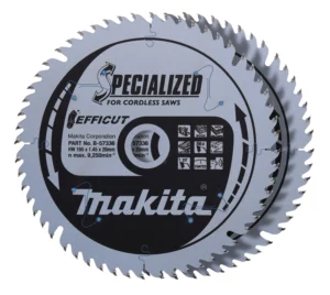 Makita B-57336-2 Cirkelzaagblad - Efficut 165x20x1,45 56T - Hout - DuopackB-57336-2
