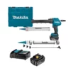 Makita DCG180RMX 18V Li-Ion Accu Lijm- En Kitspuit Set (1x 4.0Ah Accu) Incl. Kokerhouder- En Worsthouder In KofferDCG180RMX