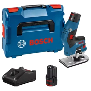 Bosch GKF 12V-8 12V Li-Ion Accu Kantenfrees Set (2x 3.0 Ah Accu) In L-BoxxGKF 12V-8