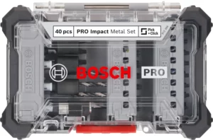 Bosch 2608521U86 40-delige PRO Impact Schroefbits En Metaalboren - Gemengde Set2608521U86