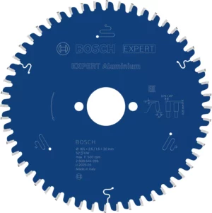 Bosch 2608644096 EXPERT Cirkelzaagblad - 165 X 30 X 52T - Aluminium2608644096