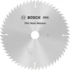 Bosch 2608640449 PRO Cirkelzaagblad - 254 X 30 X 60T - Multi Materiaal2608640449