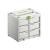 Festool SYS3-RACK 337-SET Systainer³ Rack Set Voor Systainers³ S 76 + 6x S 76 Systainer³SYS3-RACK 337-SET