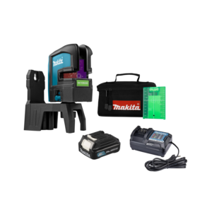 Makita SK106GDW 12V Li-ion Accu Kruislijn/- Punt Laser Set (1x 2.0Ah) In Tas - Zelfnivellerend - Groen - 80mSK106GDW