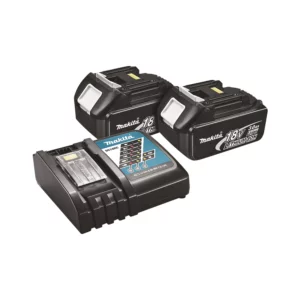Makita Y-00197 18V Li-Ion Accu Starterset (2x 3.0Ah) + LaderY-00197