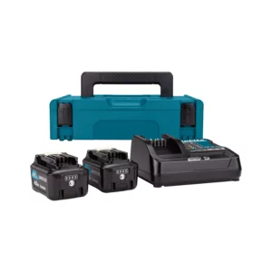 Makita 197641-2 10.8V - 12V Li-Ion Accu Starterset (2x 4,0Ah) + Lader In Mbox197641-2