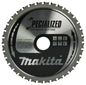 Makita B-33417 Specialized Cirkelzaagblad Voor Staal - 185 X 30 X 36T