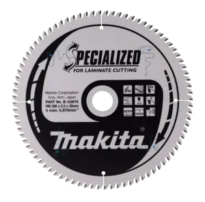 Makita B-33875 Specialized Afkortzaagblad Voor Laminaat - 260 X 30 X 84T