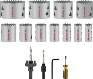 Bosch 2608900525 PRO 17-delige Gatzagenset - Multi Material - 19,22,25,29,35,38,44,51,57,64,76mm