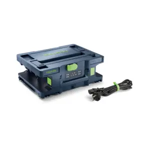 Festool SYS-MC 6/4 Sneloplaadapparaat 10,8 V Tot 18 V - 4 Accu's - 6A