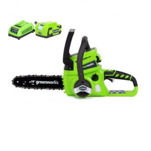 GREENWORKS 24V accu kettingzaag + 4Ah accu