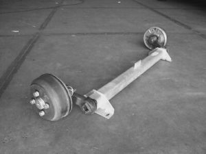 Torsie-as geremd 1400 kilo 5-gaats 1100/1550 mm