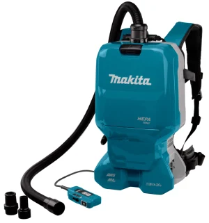 Makita DVC665ZU 2x18V Li-Ion Rugstofzuiger Body Incl. Accessoires - 6L - Koolborstelloos