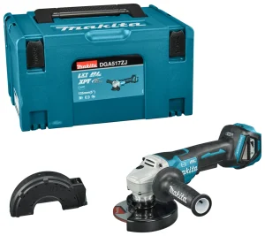 Makita DGA517ZJ 18V Li-Ion Accu Haakse Slijper Incl. ADT Body In Mbox - 125mm - Koolborstelloos