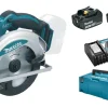 Makita DSS610RFJ 18V Li-Ion Accu Cirkelzaag Set (2x 3.0Ah Accu) In Mbox - 165mm