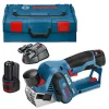 Bosch GHO 12V-20 12V Li-Ion Accu Schaafmachine Set (2x 3.0Ah Accu) In L-Boxx - Koolborstelloos