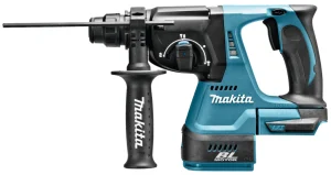 Makita DHR242Z 18V Li-Ion Accu SDS-plus Combihamer Body - 2J - Koolborstelloos - Accu Combihamer Voor Licht Hakwerk - 1x Diepteaanslag