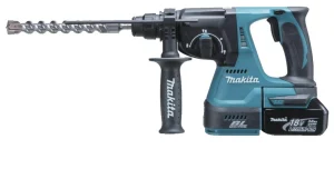 Makita BHR242RFJ 18V Li-Ion Accu SDS-plus Combihamer Set (2x 3,0Ah Accu) In Mbox - Koolborstelloos