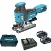 Makita DJV181RTJ 18V Li-Ion Accu Decoupeerzaag Set (2x 5.0Ah Accu) In Mbox - T-greep - Variabel - Koolborstelloos