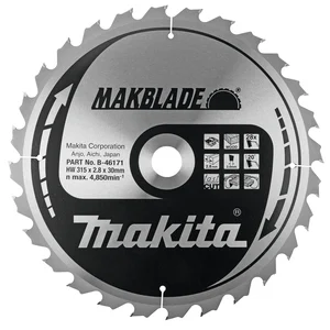Makita B-46187 Makblade Tafelzaagblad Voor Hout - 315 X 30 X 48T