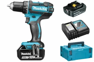Makita DDF482RTJ 18V Li-Ion Accu Boor-/schroefmachine Set (1x 5.0Ah Accu) In Mbox