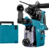 Makita DHR242ZJW LXT 18V Li-Ion SDS-Plus Accu Combihamer Body Met Stofafzuiging In Mbox - 2J - Koolborstelloos