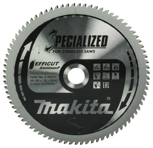 Makita E-06323 Efficut Afkortzaagblad Voor Aluminium - 260 X 30 X 81T