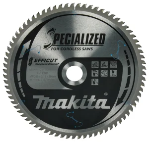 Makita E-12273 Efficut Afkortzaagblad Voor WPC - 260 X 30 X 75T