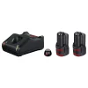 Bosch 1600A019R8 Starterset 12V Basic - 12V Li-ion Accu Starterset (2x2.0Ah) + Snellader