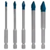 Bosch 2608900597 5-delige HardCeramic HEX-9 Borenset - 4/5/6/8/10mm