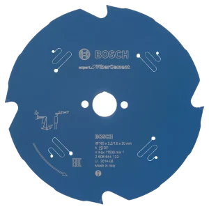Bosch 2608644122 Expert Cirkelzaagblad - 165 X 20 X 4T - Vezelcement - Carbide