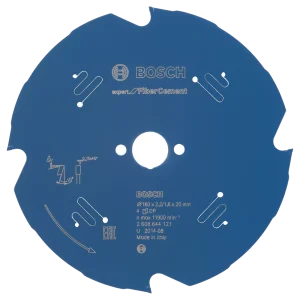 Bosch 2608644121 Expert Cirkelzaagblad - 160 X 20 X 4T - Vezelcement - Carbide