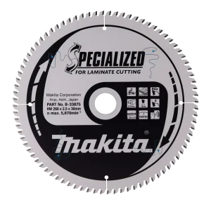 Makita B-33875 Specialized Afkortzaagblad Voor Laminaat - 260 X 30 X 84T