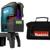 Makita SK106GDZ 10.8V Li-Ion Accu Kruislijnlaser Body In Tas - 2 Lijnen - 35m - Groen