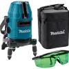 Makita SK20GDZ 12V Max Li-ion Accu Kruislijnlaser Body In Tas- Groen - 3 Lijnen
