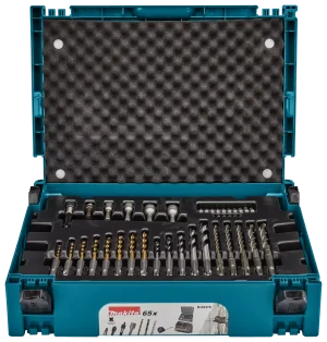 Makita B-69478 65-delige Boor-/schroefbitset In Mbox - SDS-Plus