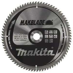 Makita B-32851 Makblade Afkortzaagblad Voor Hout - 305 X 30 X 80T
