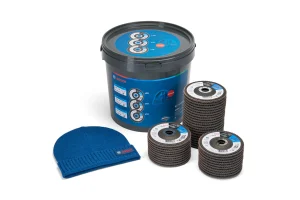 Bosch 061599765W 40-delige Lamellenschijvenset - 125mm + Muts