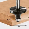 Festool 491009 HW S8 D16,7/R2 KL Afrondfrees - 8" - 16,7mm - 9/49mm