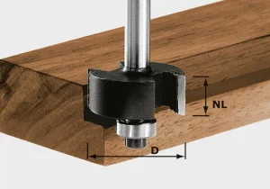 Festool 491022 HW S8 D31,7/NL 12,7 Sponningfrees - 8" - 31,7mm - 12,7/54mm