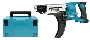 Makita DFR550Y1J 18V Li-Ion Accu Schroefautomaat / Bandschroefmachine Body + (1x 1.5Ah Accu) In Mbox - 25-55mm