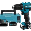 Makita DF333DSAJ 12V Max Li-Ion Accu Boor-/schroefmachine Set (2x 2.0Ah Accu) In Mbox