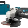 Makita DGA513ZJ 18V Li-Ion Accu Haakse Slijper Body In Mbox - 125mm - Koolborstelloos