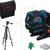 Bosch GCL 12V-50-22 CG 12V Accu Kruislijnlaser In Tas + Statief (inclusief Batterijen)