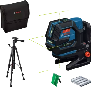 Bosch GCL 12V-50-22 CG 12V Accu Kruislijnlaser In Tas + Statief (inclusief Batterijen)