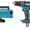 Makita DHP482RTJ 18V Li-Ion Accu Klopboor- /schroefmachine Set (2x 5.0Ah Accu) In Mbox